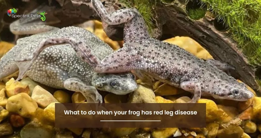 What to do when your frog has red leg disease