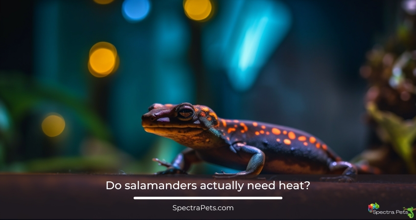 Do salamanders actually need heat