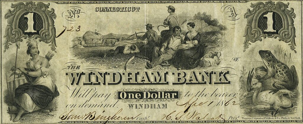 1280px Windham Bank one dollar banknote