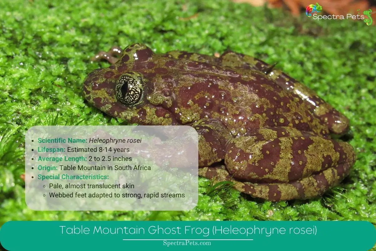 Table Mountain Ghost Frog (Heleophryne rosei)