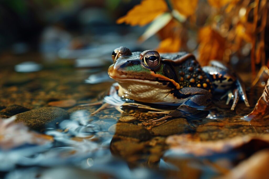 frogs life cycle in a pool